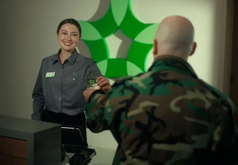 Military business travel special offers card image